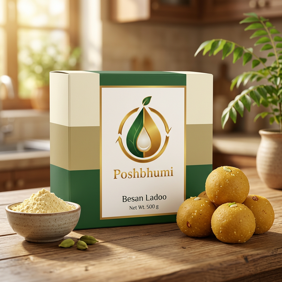 PoshBhumi Besan Ladoo